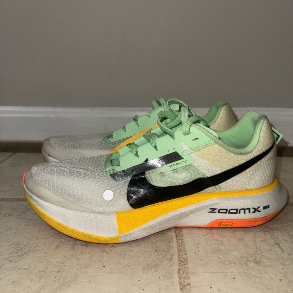 Nike ZoomX Ultrafly Trail Vapor Green Laser Orange DX1978-102 Mens 11
